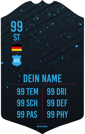 FUTCARD BLUE SPLASH