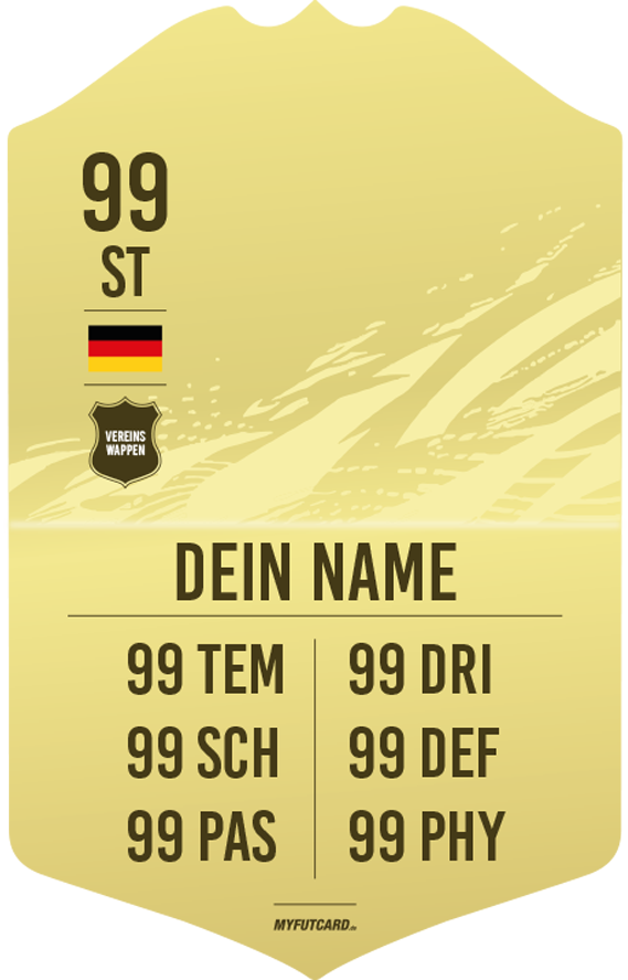 FUTCARD S21 GOLDCARD