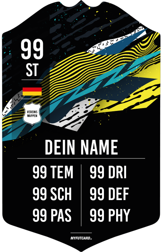 FUTCARD S21 YELLOWBLUE