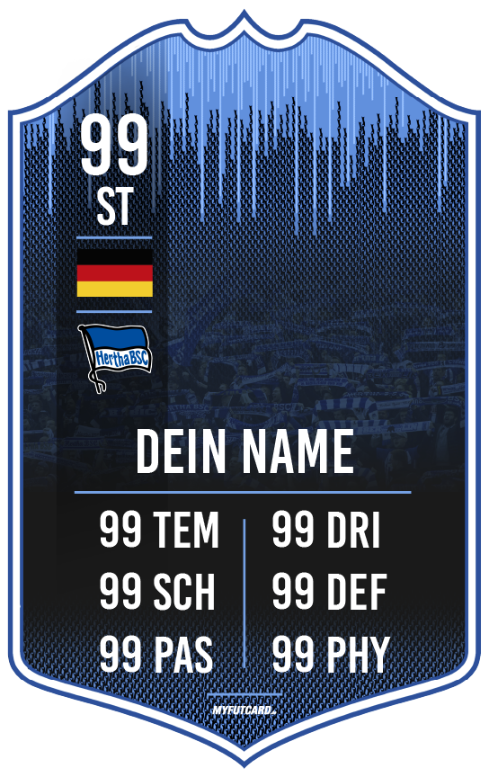 FUTCARD HERTHA BSC OSTKURVE
