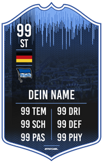 FUTCARD HERTHA BSC OSTKURVE